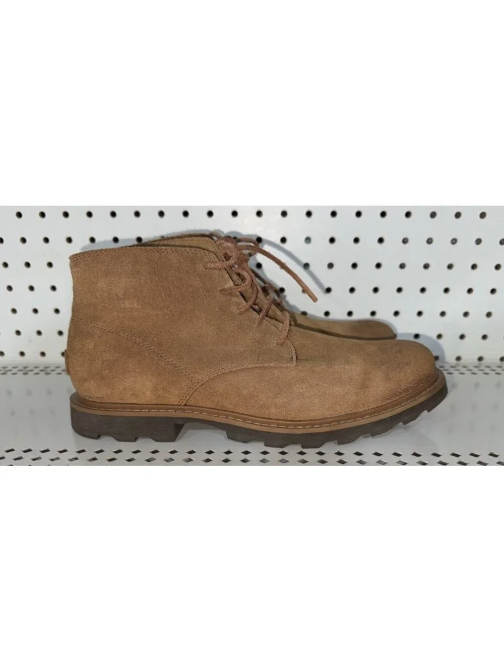 Sorel Madson Mens Suede Casual Lace Up Waterproof Chukka Boots Size 8 Brown